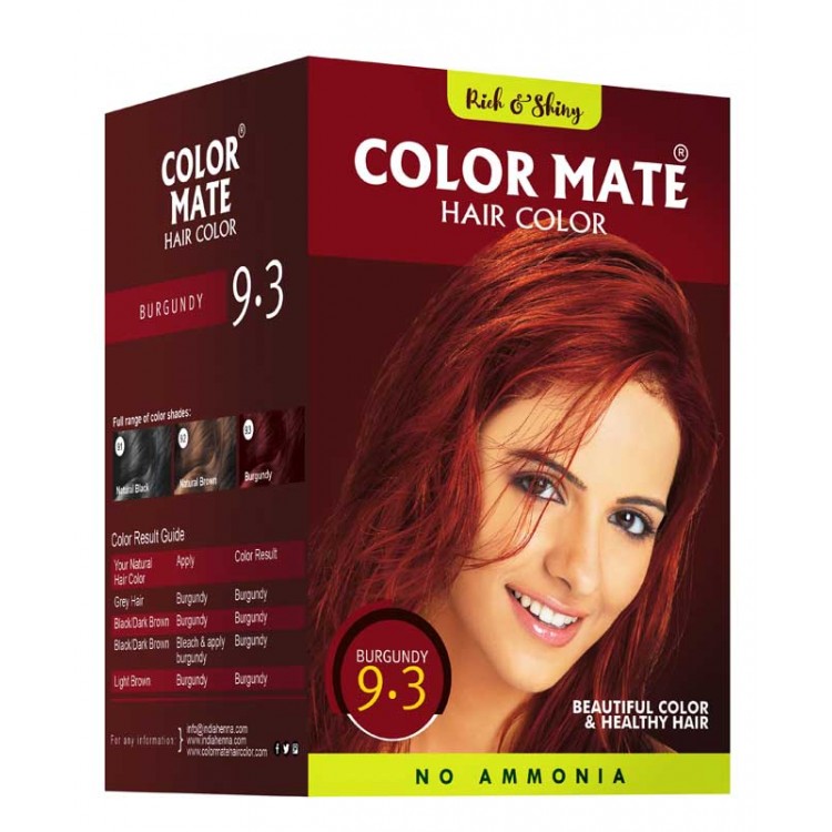  Color Mate Hair Color (Burgundy)