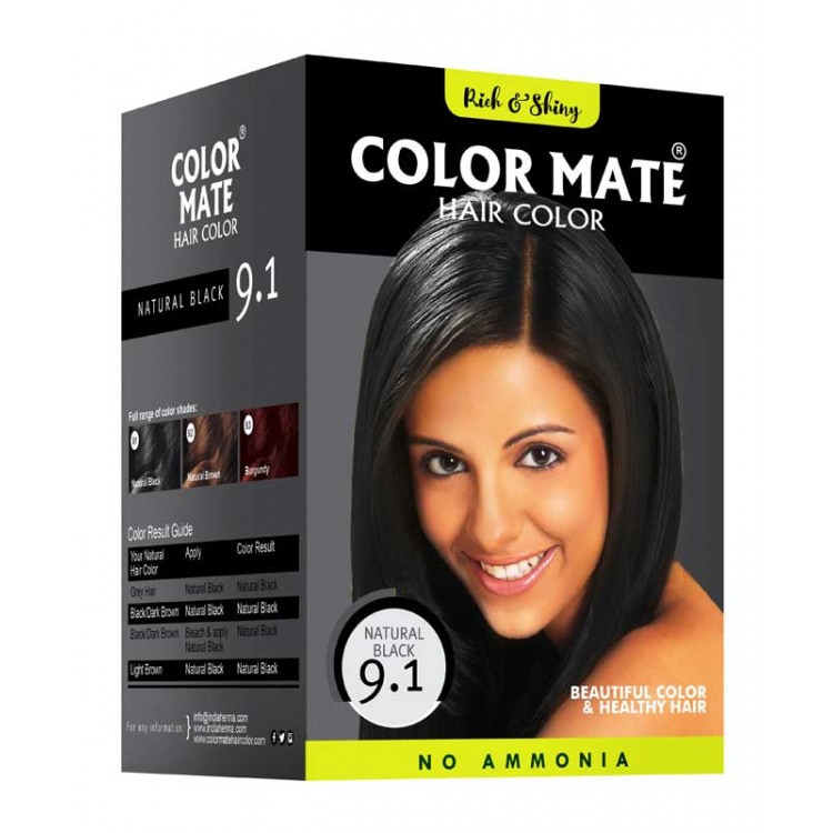  Color Mate Hair Color (Natural Black)